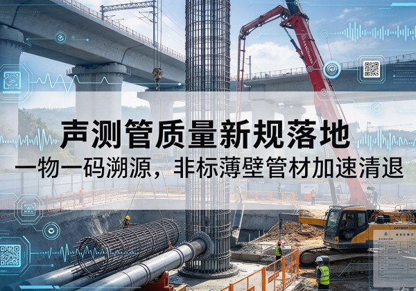 进贤声测管质量新规落地，一物一码溯源，非标薄壁管材加速清退
