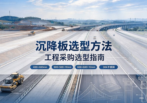 进贤沉降板选择方法